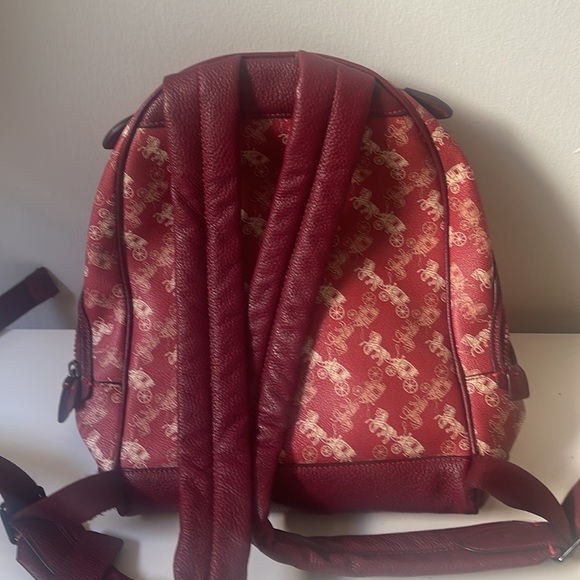 Small red backpack from Coach. - Picture 2 of 2